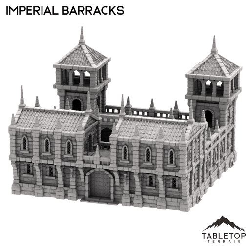 Tabletop Terrain Building Imperial Barracks