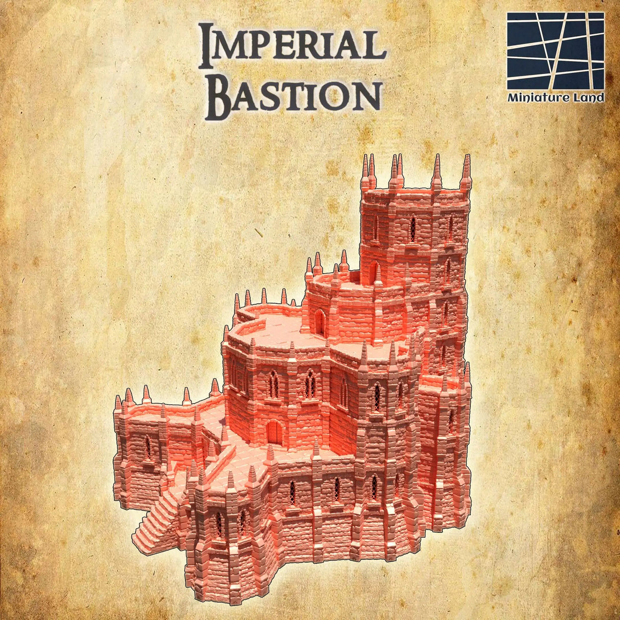 Tabletop Terrain Building Imperial Bastion
