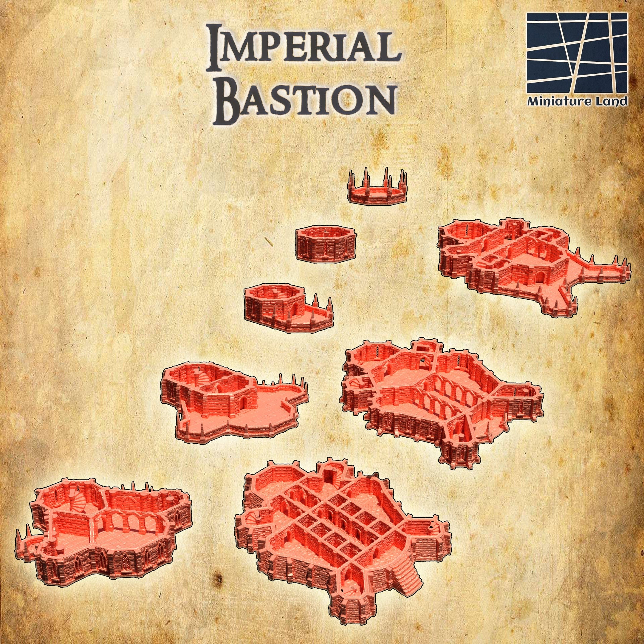 [未組み立て] Imperial Bastion 帝国の掩蔽壕　1個 未組み立て] Imperial Bastion 帝国の掩蔽壕 1個