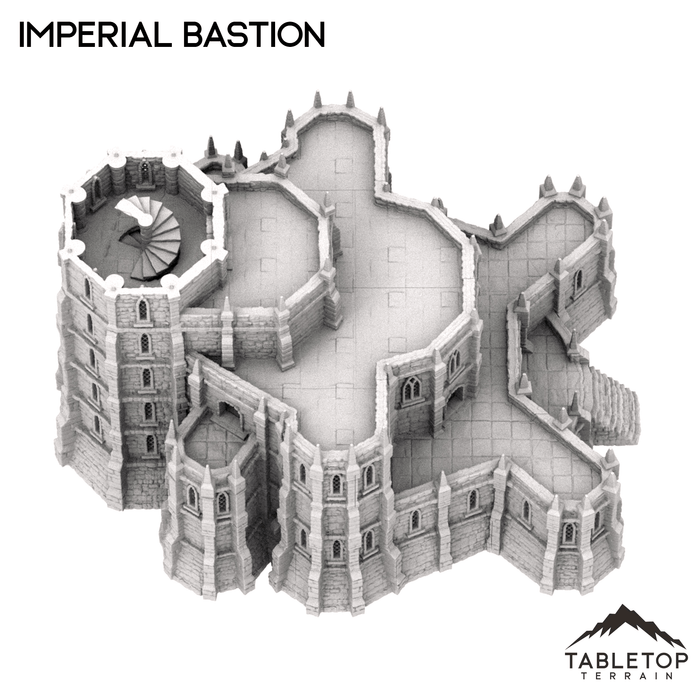 Tabletop Terrain Building Imperial Bastion