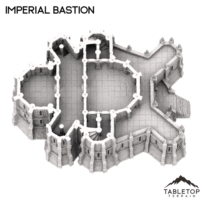 Tabletop Terrain Building Imperial Bastion