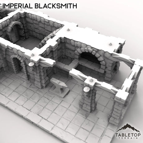 Tabletop Terrain Building Imperial Blacksmith