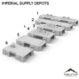 Tabletop Terrain Building Imperial Supply Depots - Imperial Base Builder