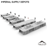 Tabletop Terrain Building Imperial Supply Depots - Imperial Base Builder