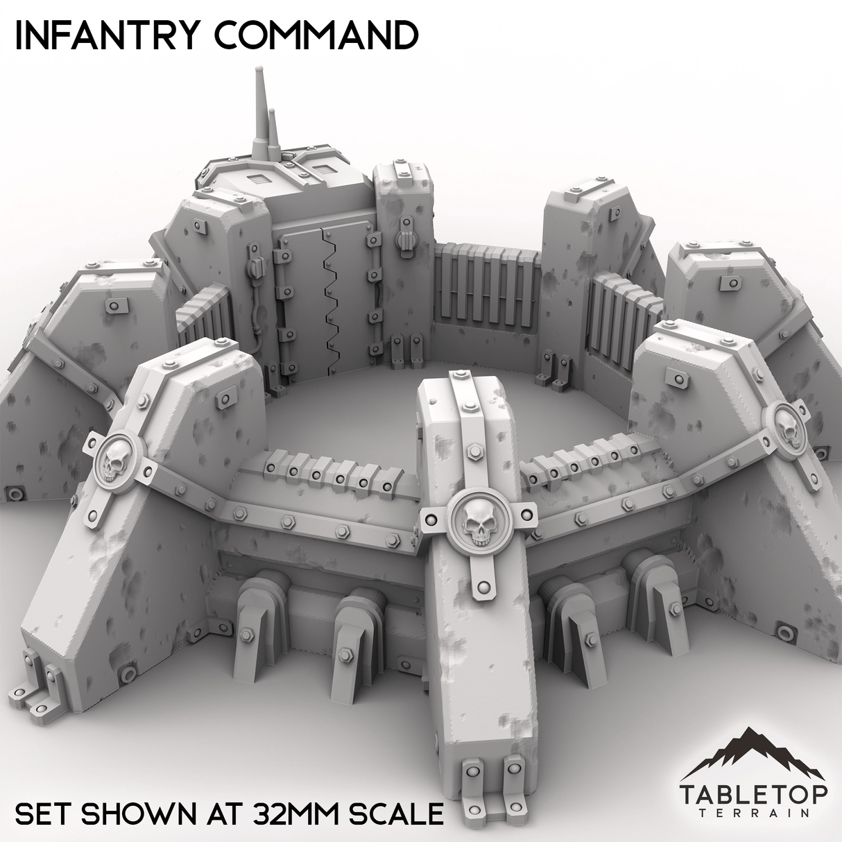 Tabletop Terrain Building Infantry Command
