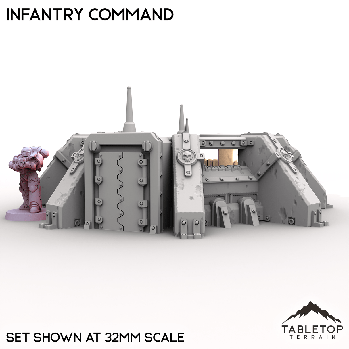 Tabletop Terrain Building Infantry Command
