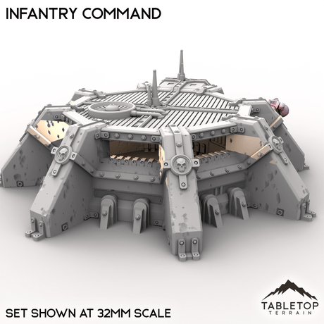 Tabletop Terrain Building Infantry Command
