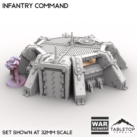 Tabletop Terrain Building Infantry Command