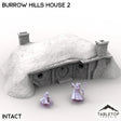 Tabletop Terrain Building Intact / 32mm Burrow Hills House 2