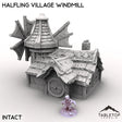 Tabletop Terrain Building Intact / 32mm Halfling Village Windmill