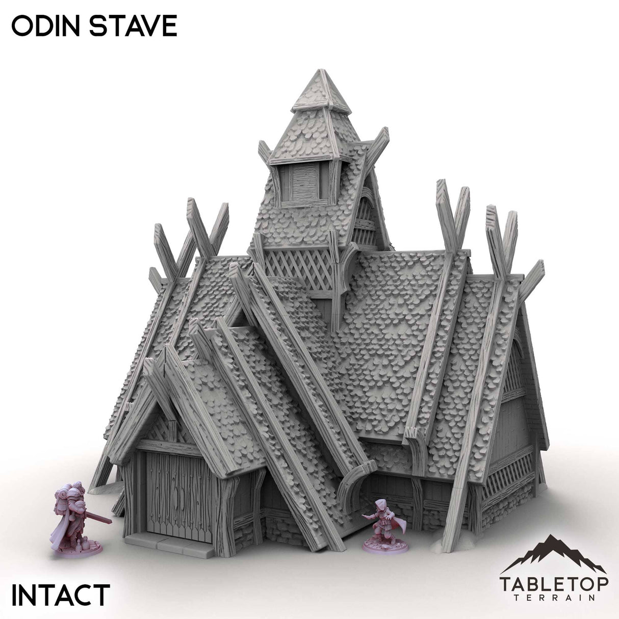 Tabletop Terrain Building Intact / 32mm Odin Stave