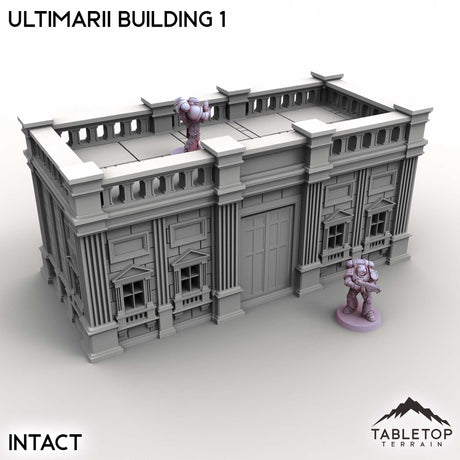 Tabletop Terrain Building Intact / 32mm Ultimarii Building 1