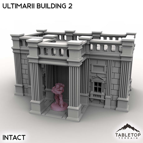 Tabletop Terrain Building Intact / 32mm Ultimarii Building 2