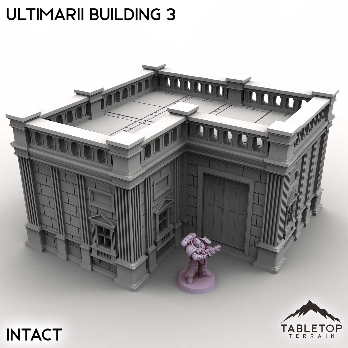 Tabletop Terrain Building Intact / 32mm Ultimarii Building 3