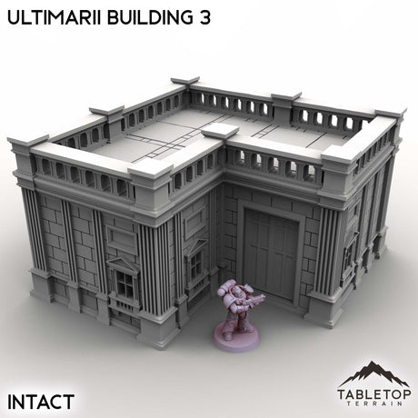 Tabletop Terrain Building Intact / 32mm Ultimarii Building 3