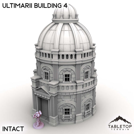 Tabletop Terrain Building Intact / 32mm Ultimarii Building 4