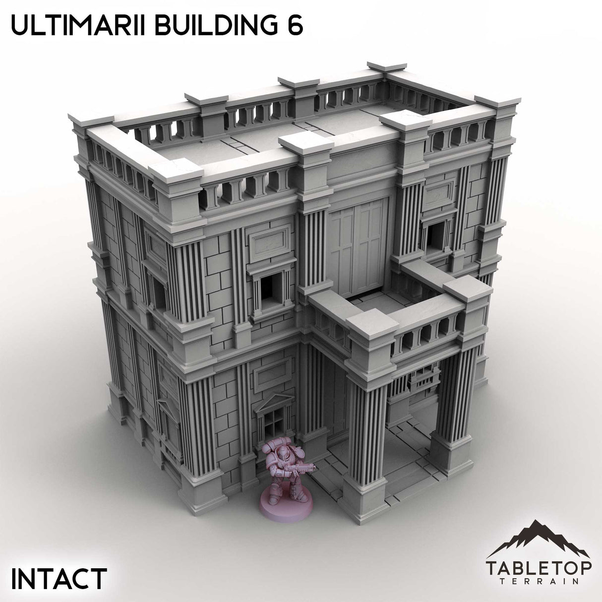 Tabletop Terrain Building Intact / 32mm Ultimarii Building 6