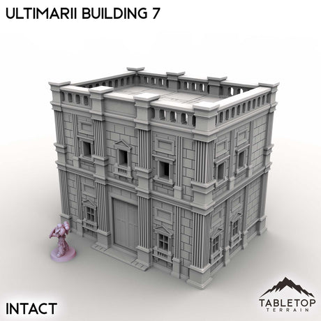Tabletop Terrain Building Intact / 32mm Ultimarii Building 7