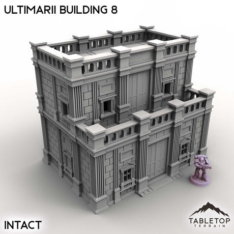 Tabletop Terrain Building Intact / 32mm Ultimarii Building 8