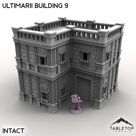 Tabletop Terrain Building Intact / 32mm Ultimarii Building 9