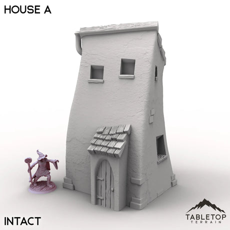 Tabletop Terrain Building Intact / 32mm Vexed Village - House A