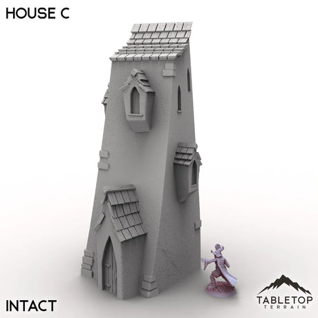 Tabletop Terrain Building Intact / 32mm Vexed Village - House C