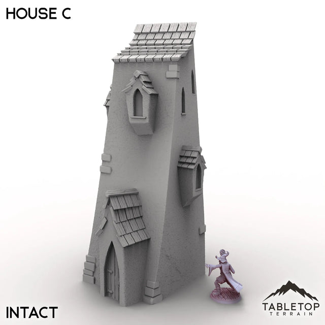 Tabletop Terrain Building Intact / 32mm Vexed Village - House C