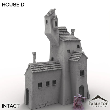Tabletop Terrain Building Intact / 32mm Vexed Village - House D