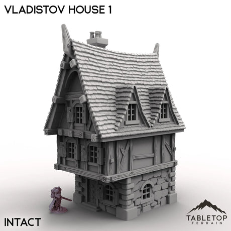 Tabletop Terrain Building Intact / 32mm Vladistov House 1