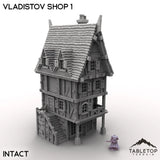 Tabletop Terrain Building Intact / 32mm Vladistov Shop 1