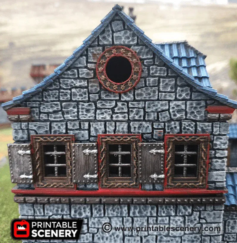 Tabletop Terrain Building Ironhelm Barracks - Dwarven Fantasy Building