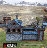 Tabletop Terrain Building Ironhelm Barracks - Dwarven Fantasy Building