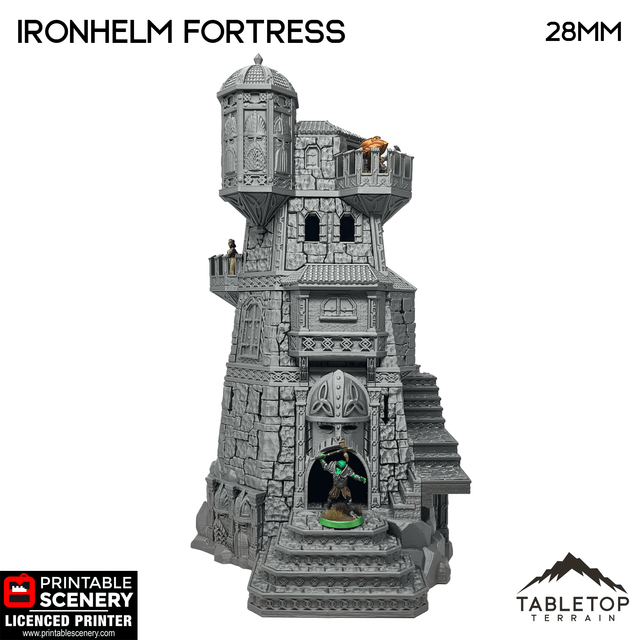 Tabletop Terrain Building Ironhelm Fortress - Dwarven Fantasy Building