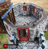 Tabletop Terrain Building Ironhelm Fortress - Dwarven Fantasy Building