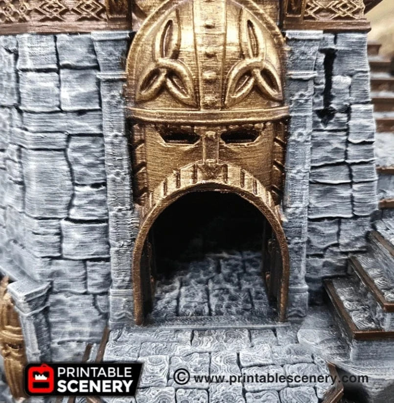 Tabletop Terrain Building Ironhelm Fortress - Dwarven Fantasy Building