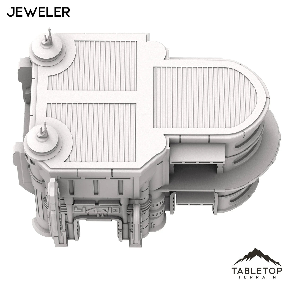 Tabletop Terrain Building Jeweler - Futuristic City