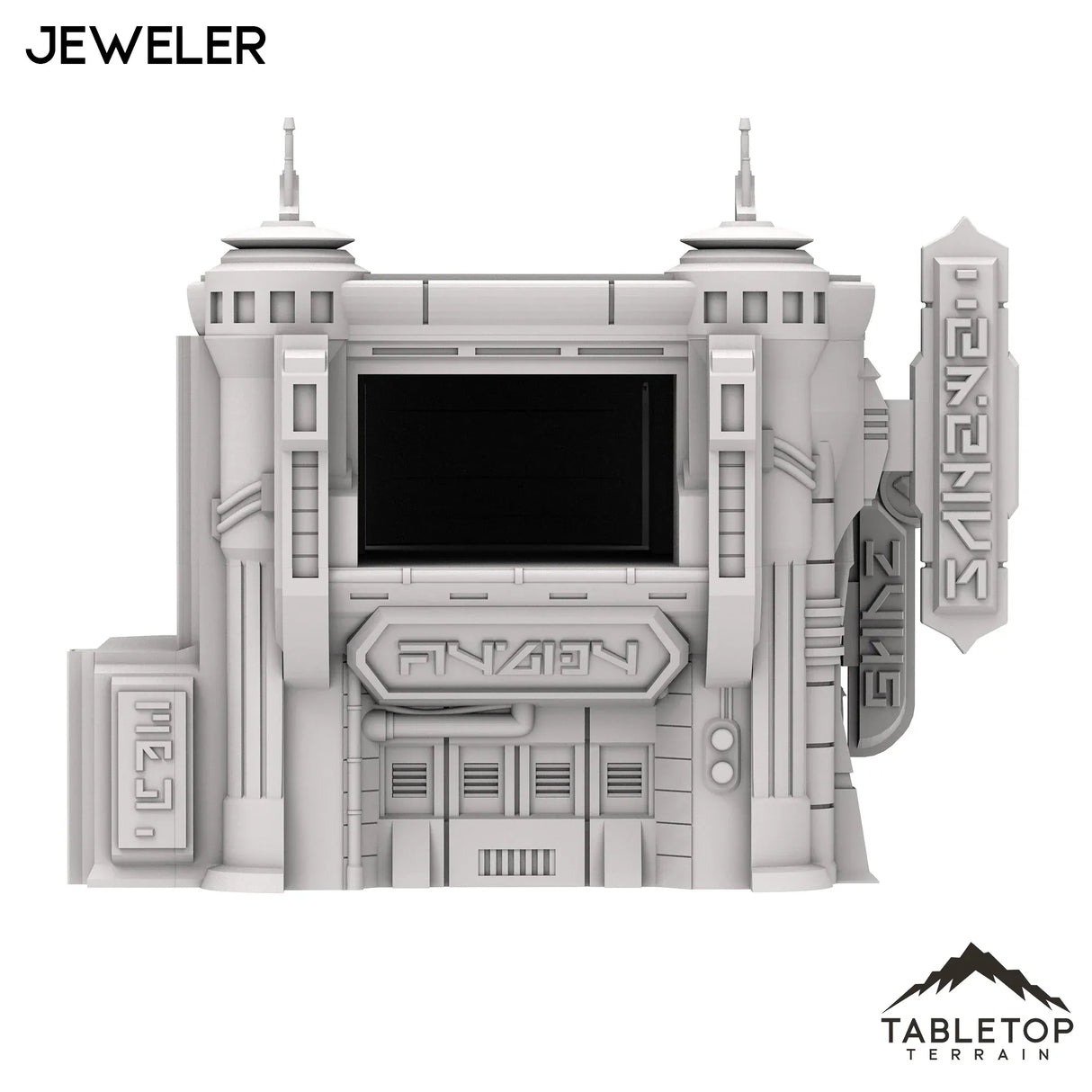 Tabletop Terrain Building Jeweler - Futuristic City