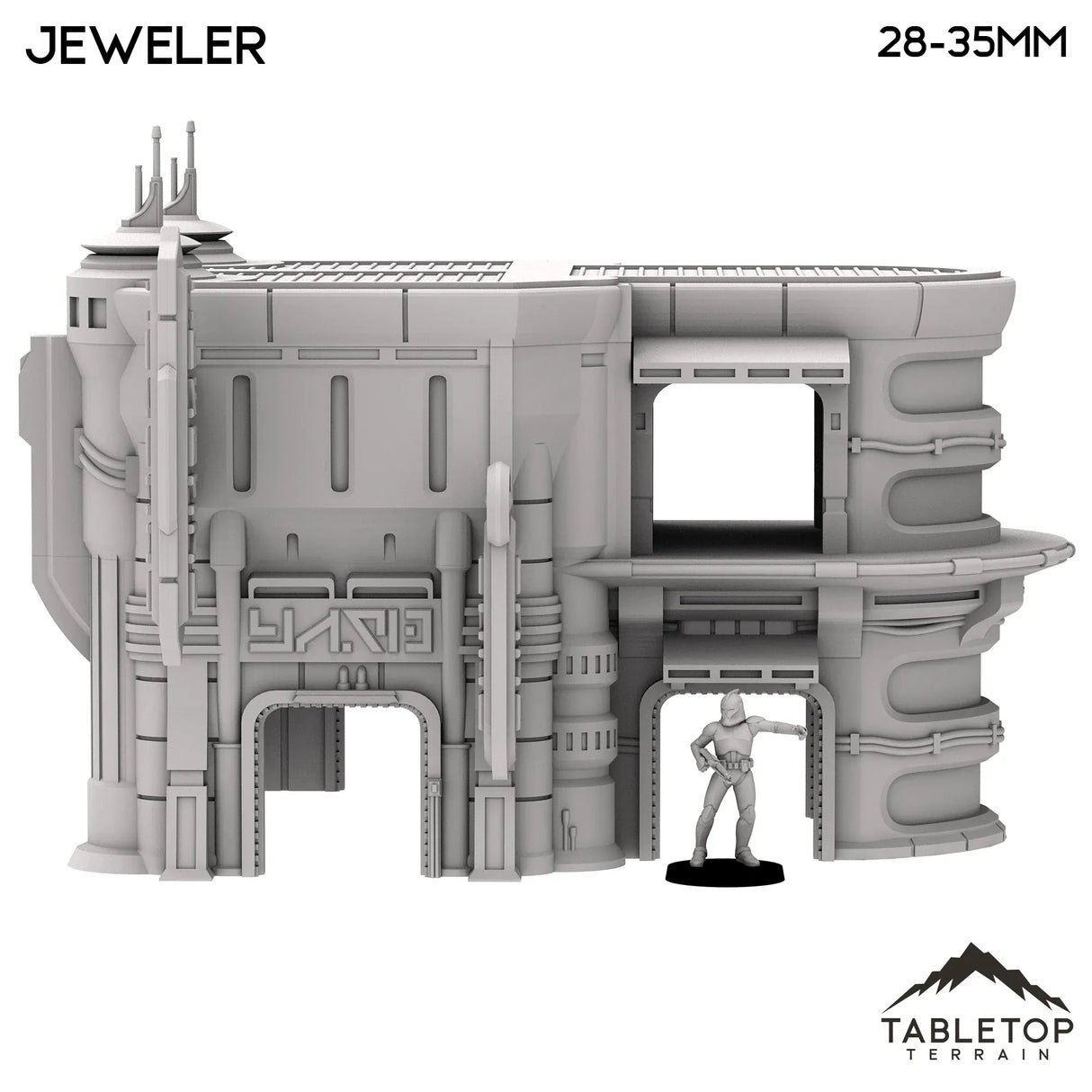 Tabletop Terrain Building Jeweler - Futuristic City
