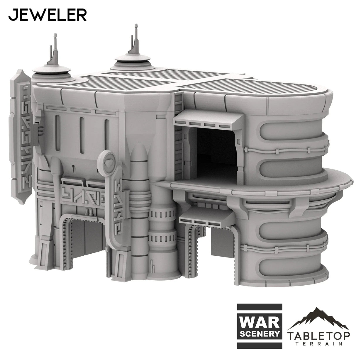 Tabletop Terrain Building Jeweler - Futuristic City