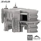 Tabletop Terrain Building Jeweler - Futuristic City
