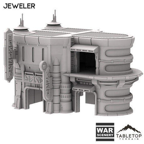 Tabletop Terrain Building Jeweler - Futuristic City