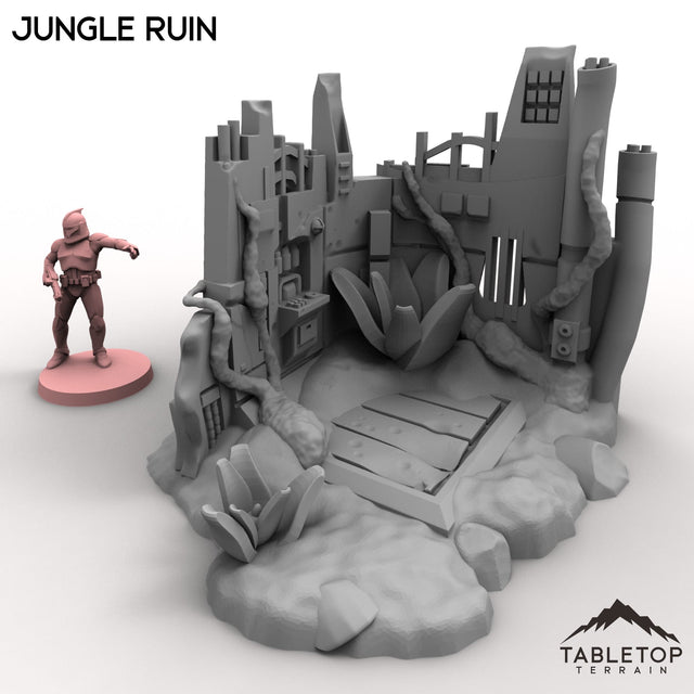 Tabletop Terrain Building Jungle Ruin