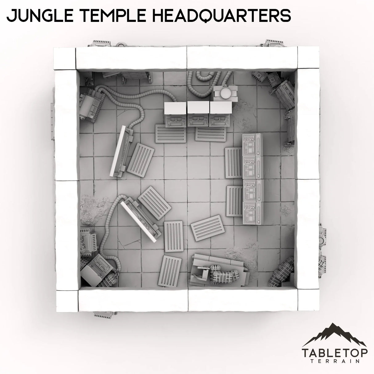 Tabletop Terrain Building Jungle Temple Headquarters