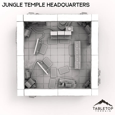 Tabletop Terrain Building Jungle Temple Headquarters