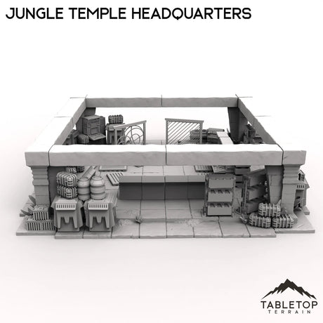 Tabletop Terrain Building Jungle Temple Headquarters