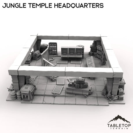Tabletop Terrain Building Jungle Temple Headquarters
