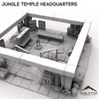 Tabletop Terrain Building Jungle Temple Headquarters