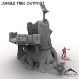 Tabletop Terrain Building Jungle Tree Outpost