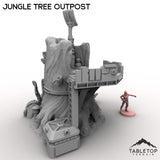 Tabletop Terrain Building Jungle Tree Outpost