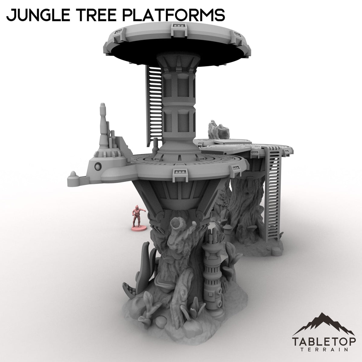 Tabletop Terrain Building Jungle Tree Platforms
